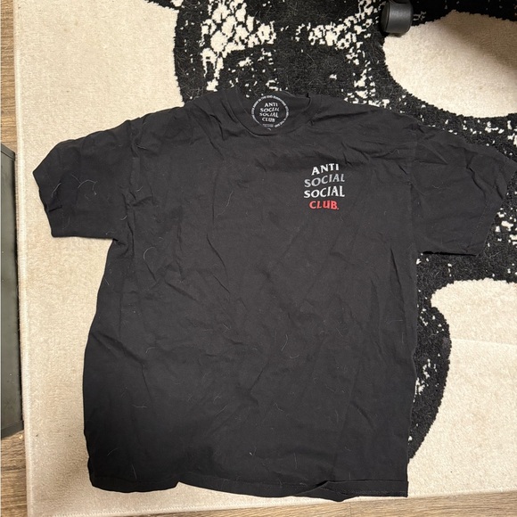 Anti Social Social Club Other - Authentic Anti Social Social Club Black Short Sleeve Tee
